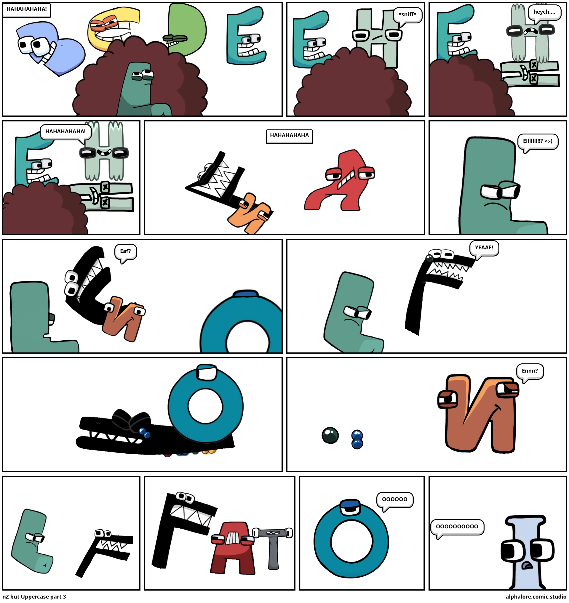 MaiaL's alphabet lore but lowercase (HIATUS) - Comic Studio