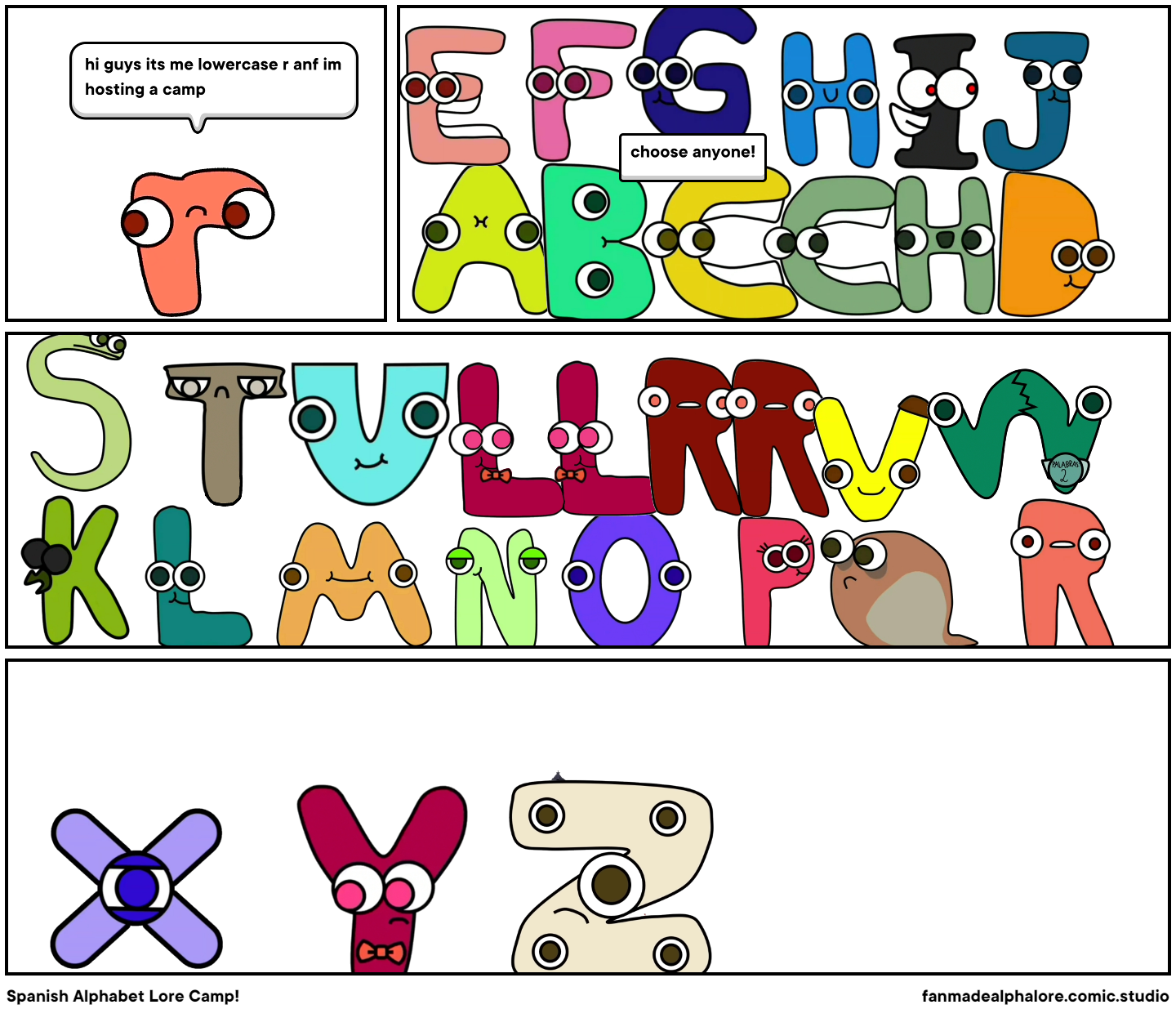 Spanish Alphabet Lore Alternative Page 1-3 : r/alphabetfriends