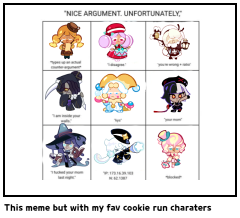 This meme but with my fav cookie run charaters