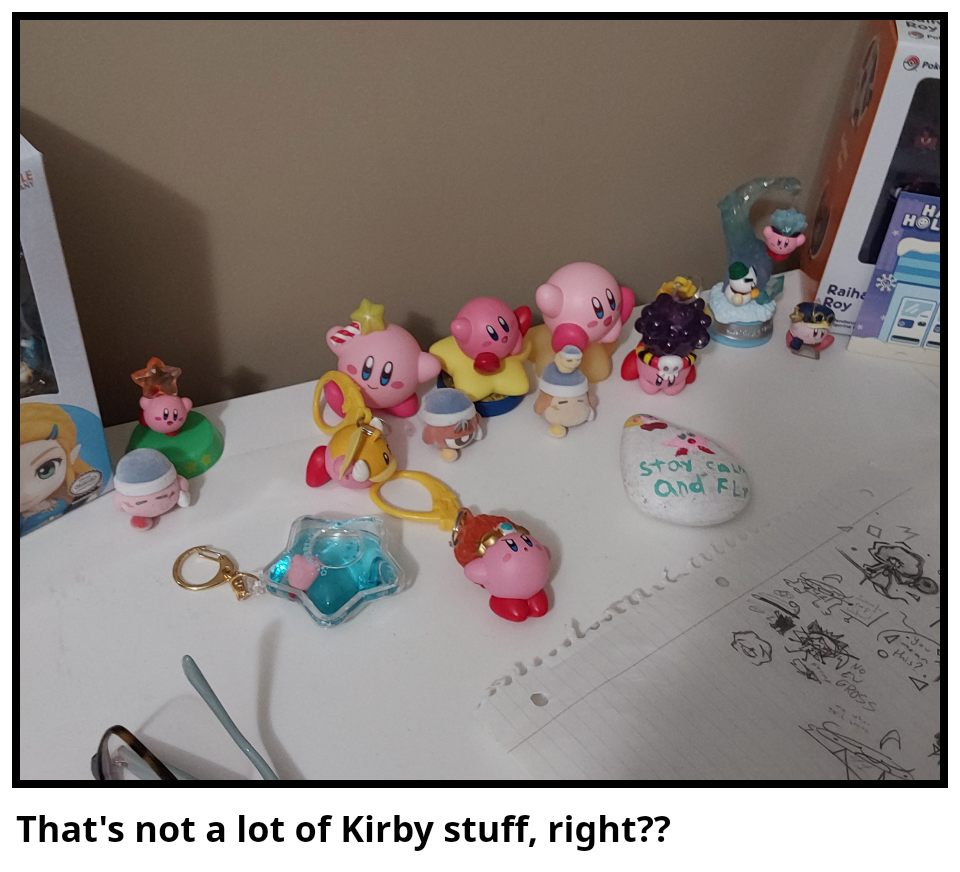 That's not a lot of Kirby stuff, right??