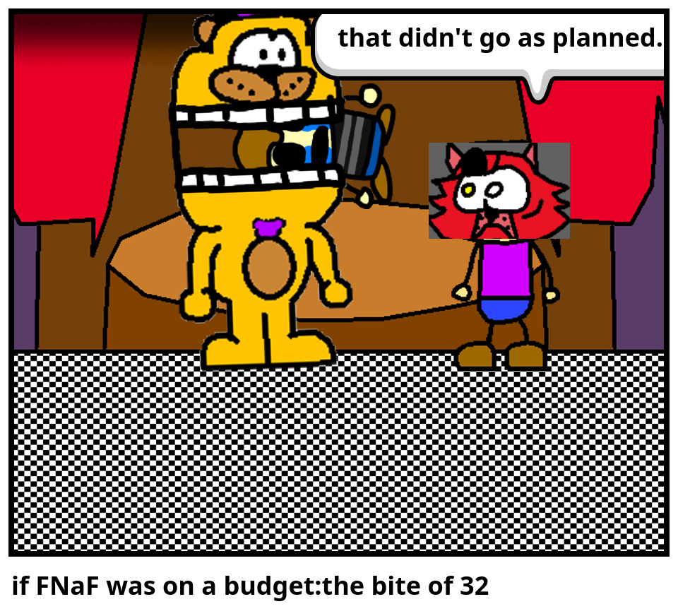 if FNaF was on a budget:the bite of 32