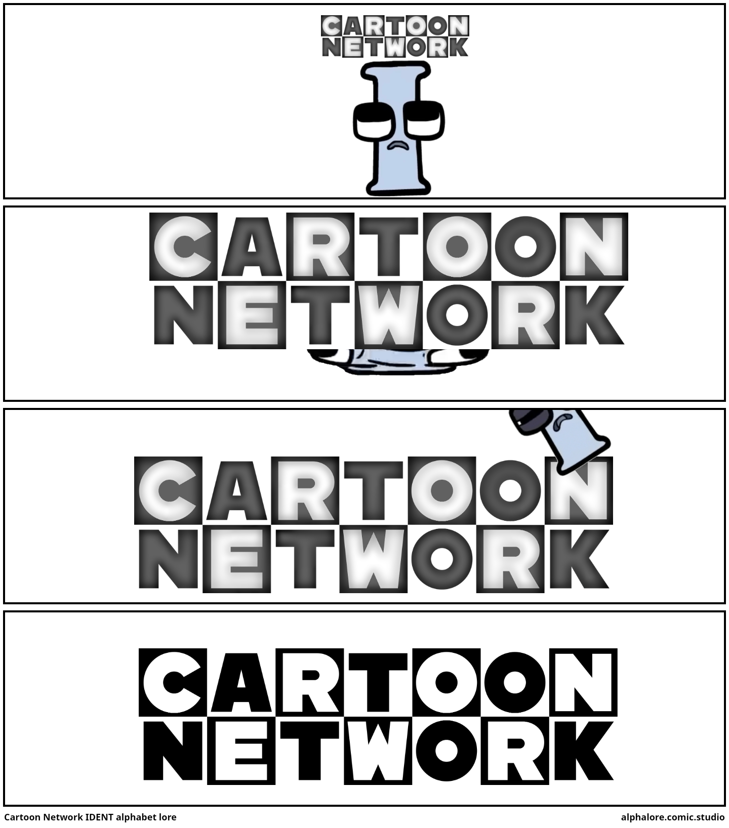 Cartoon Network IDENT alphabet lore