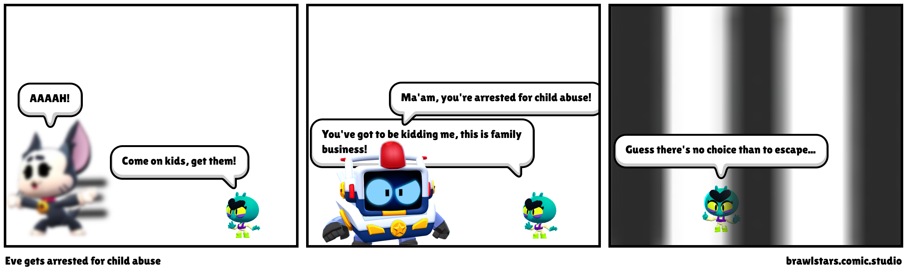 Eve gets arrested for child abuse