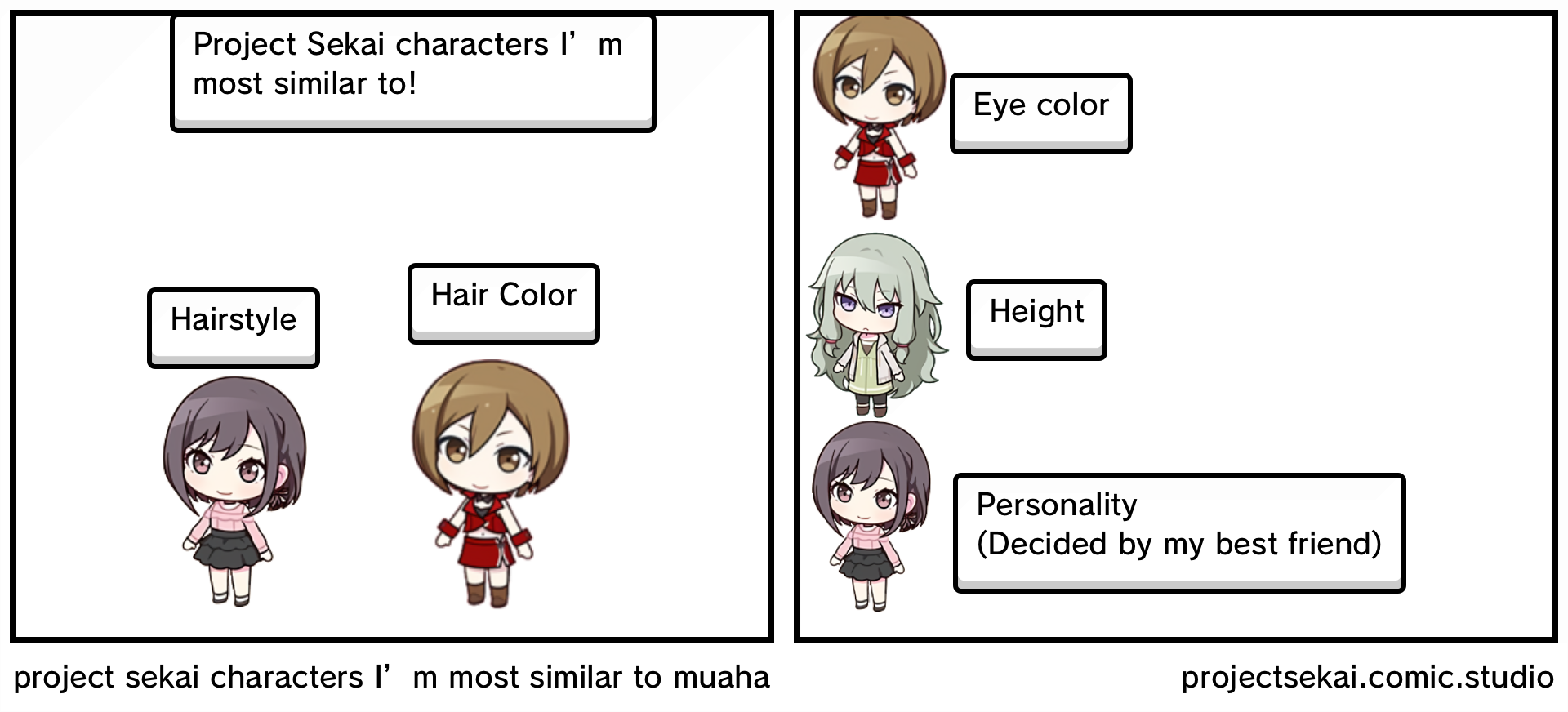project sekai characters I’m most similar to mua…