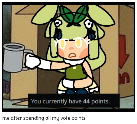me after spending all my vote points