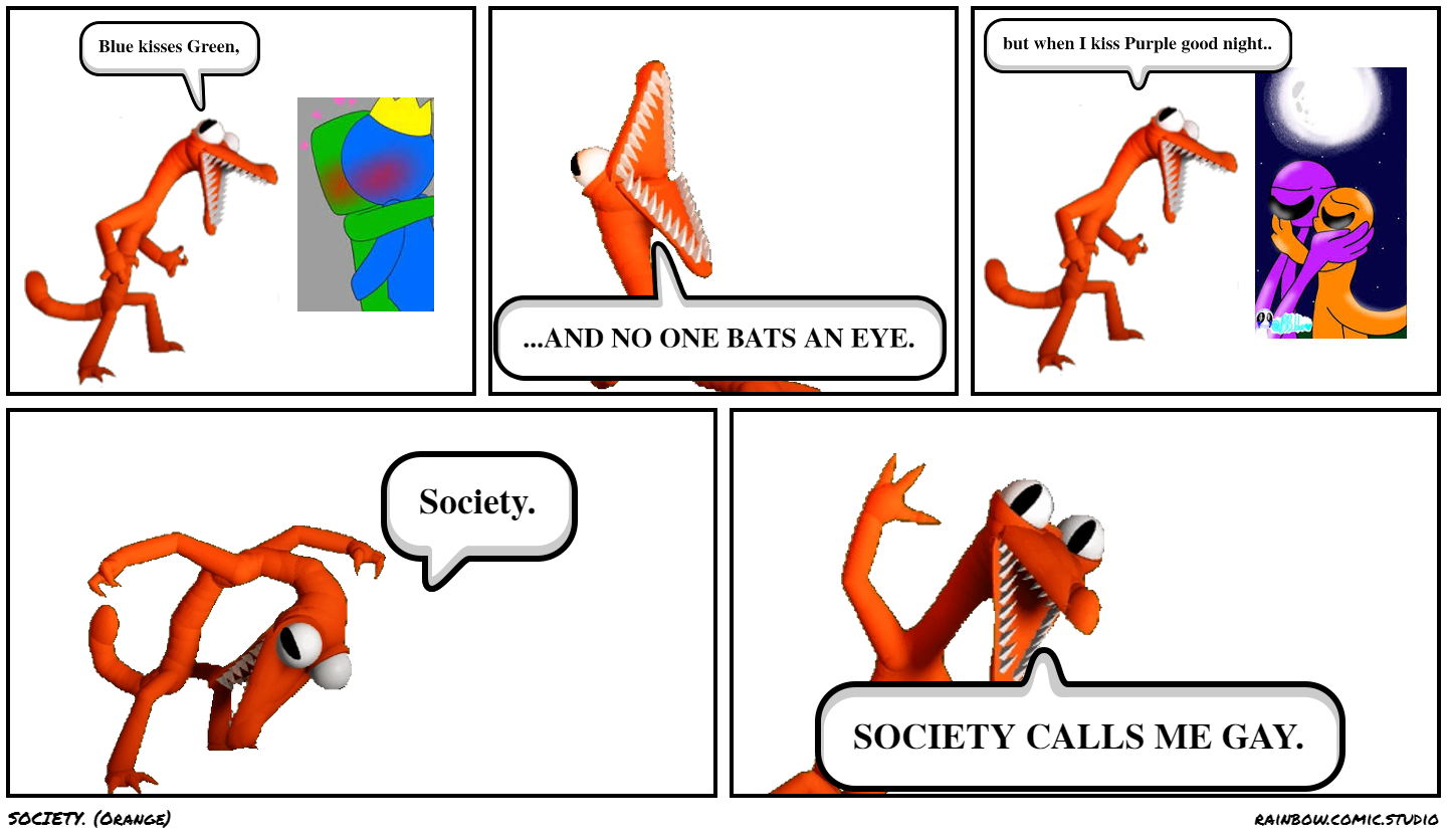 SOCIETY. (Orange)