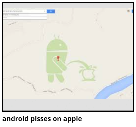 android pisses on apple