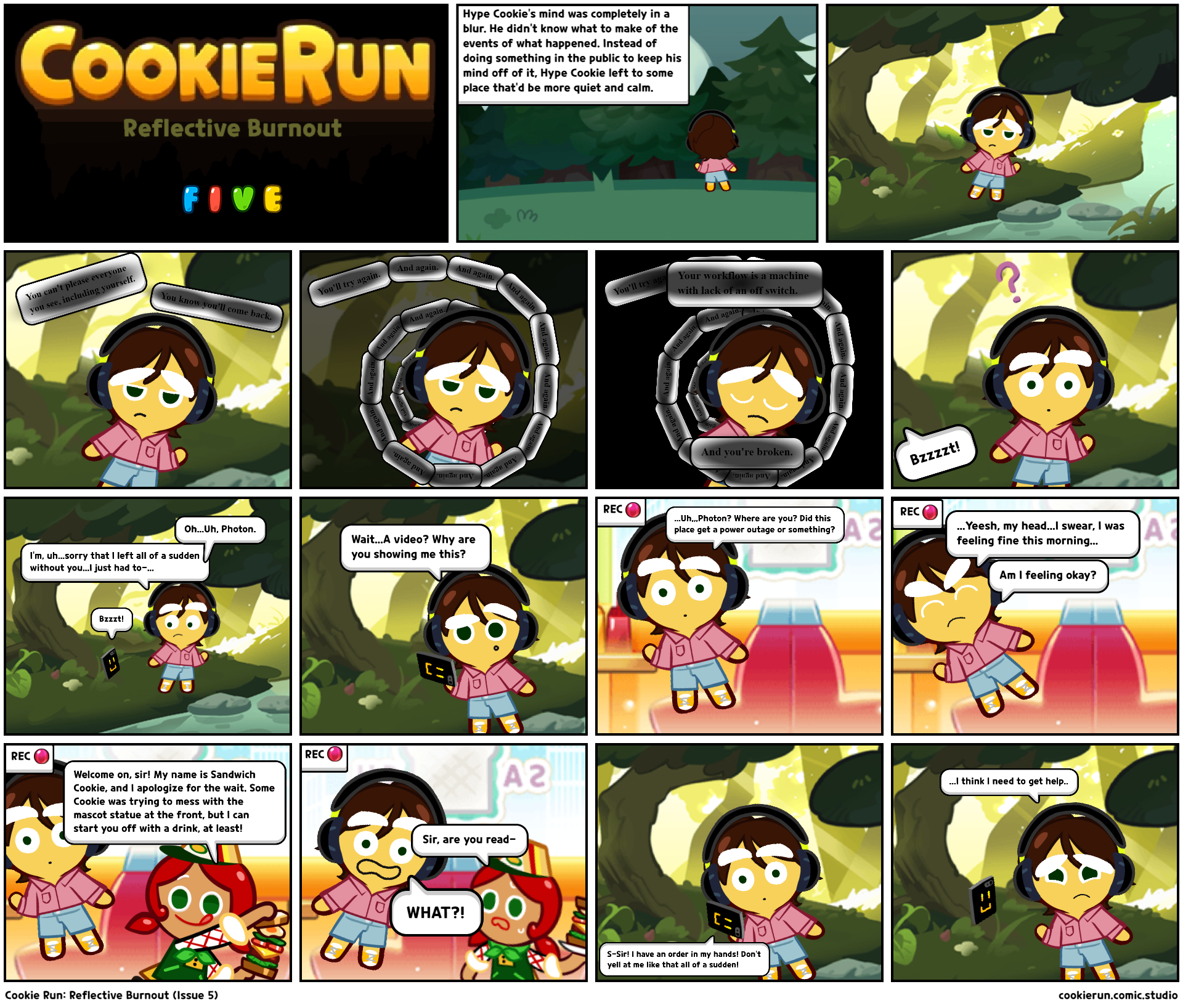 Cookie Run: Reflective Burnout (Issue 5)