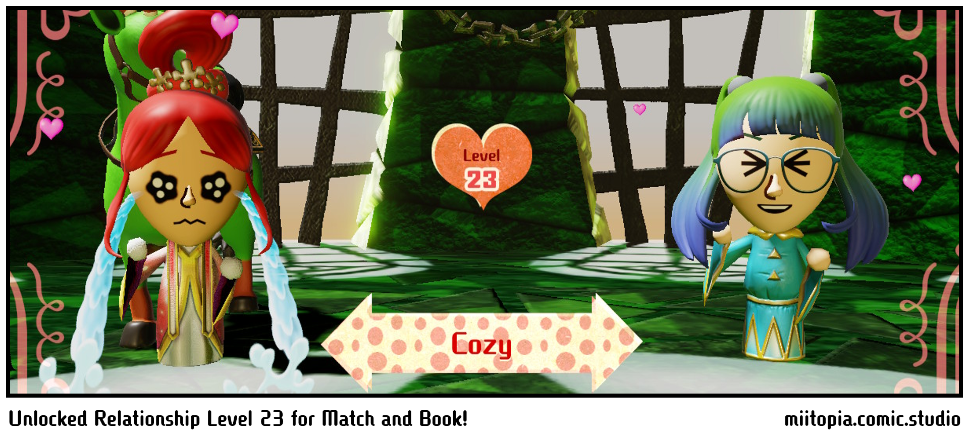 Unlocked Relationship Level 23 for Match and Book!