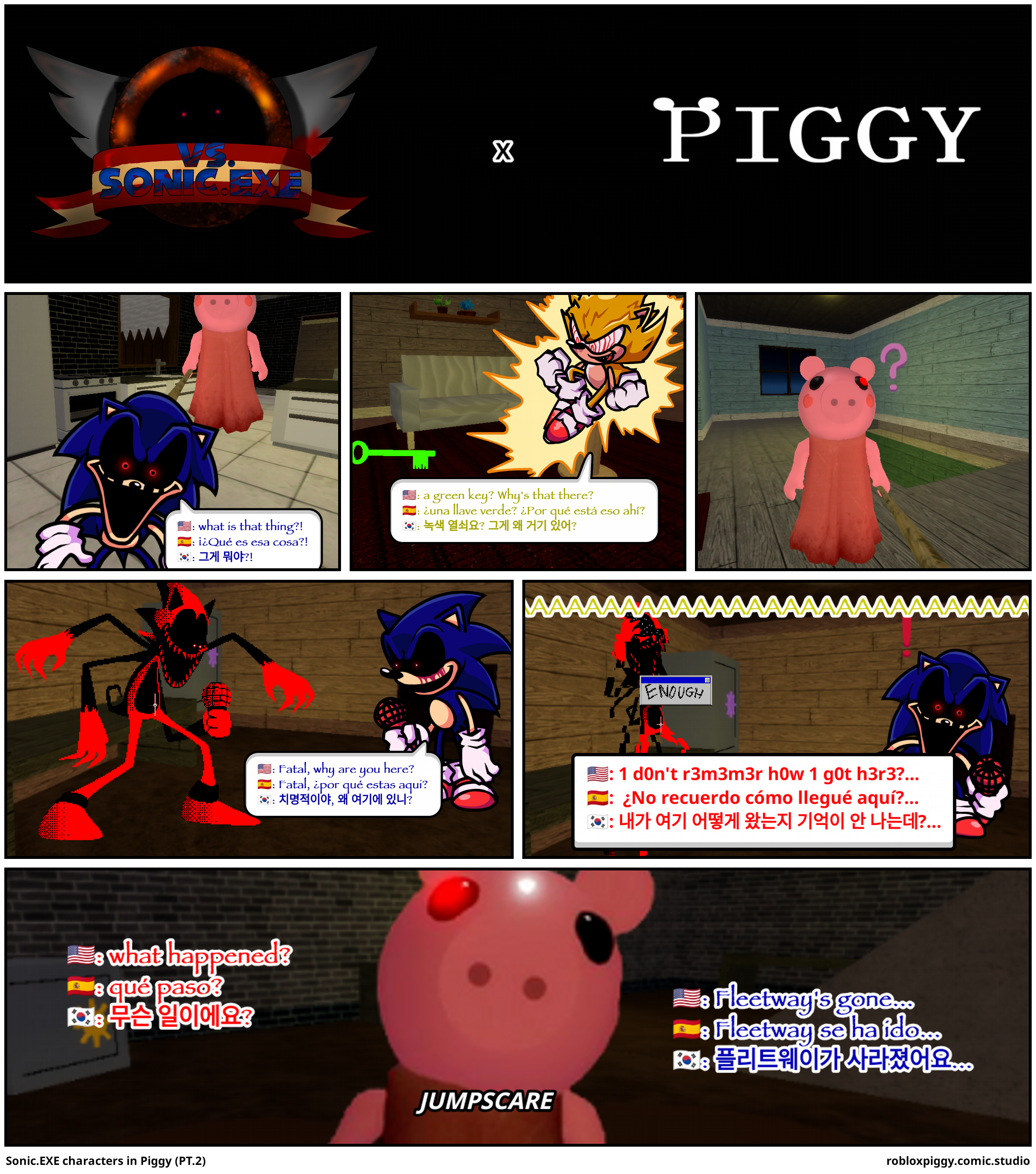 Sonic.EXE characters in Piggy (PT.2)