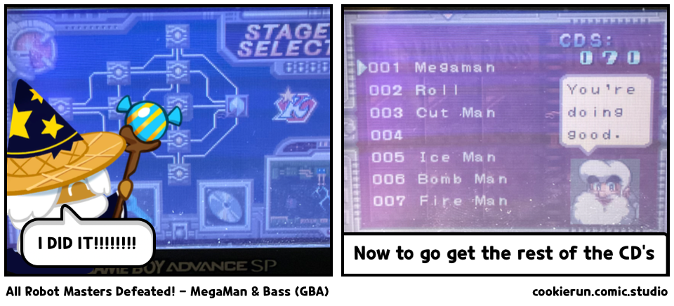 All Robot Masters Defeated! - MegaMan & Bass (GBA)