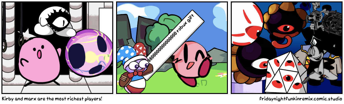Kirby and marx are the most richest players!