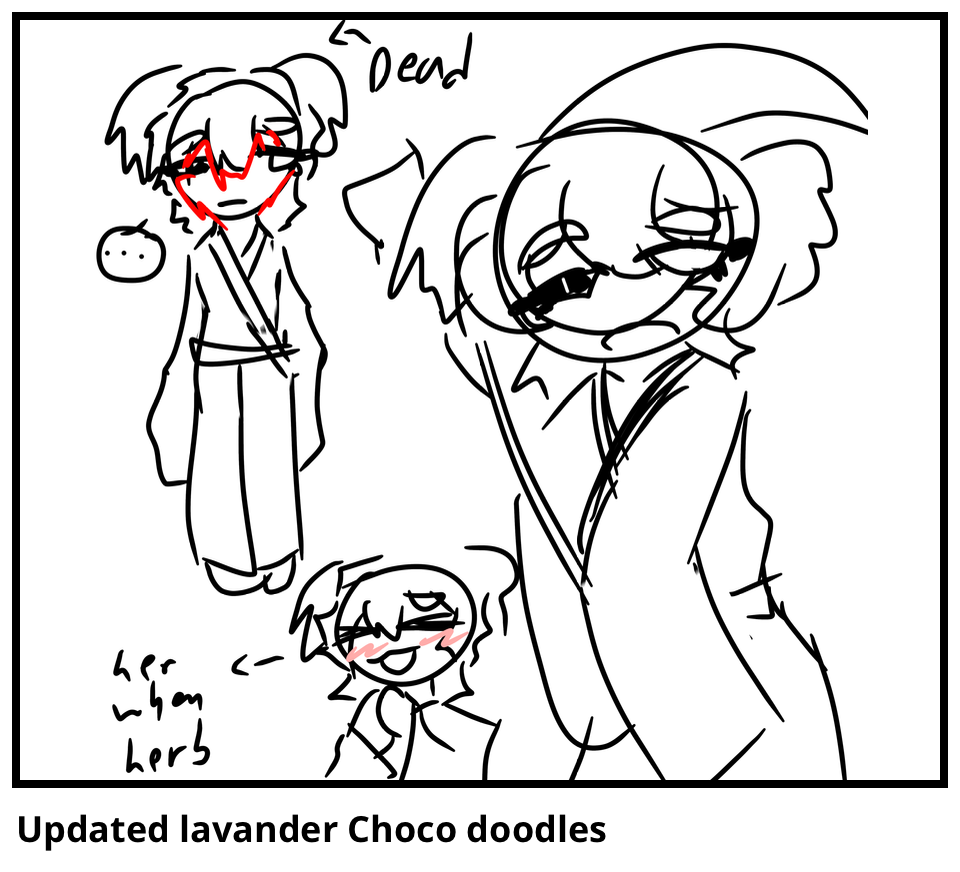 Updated lavander Choco doodles