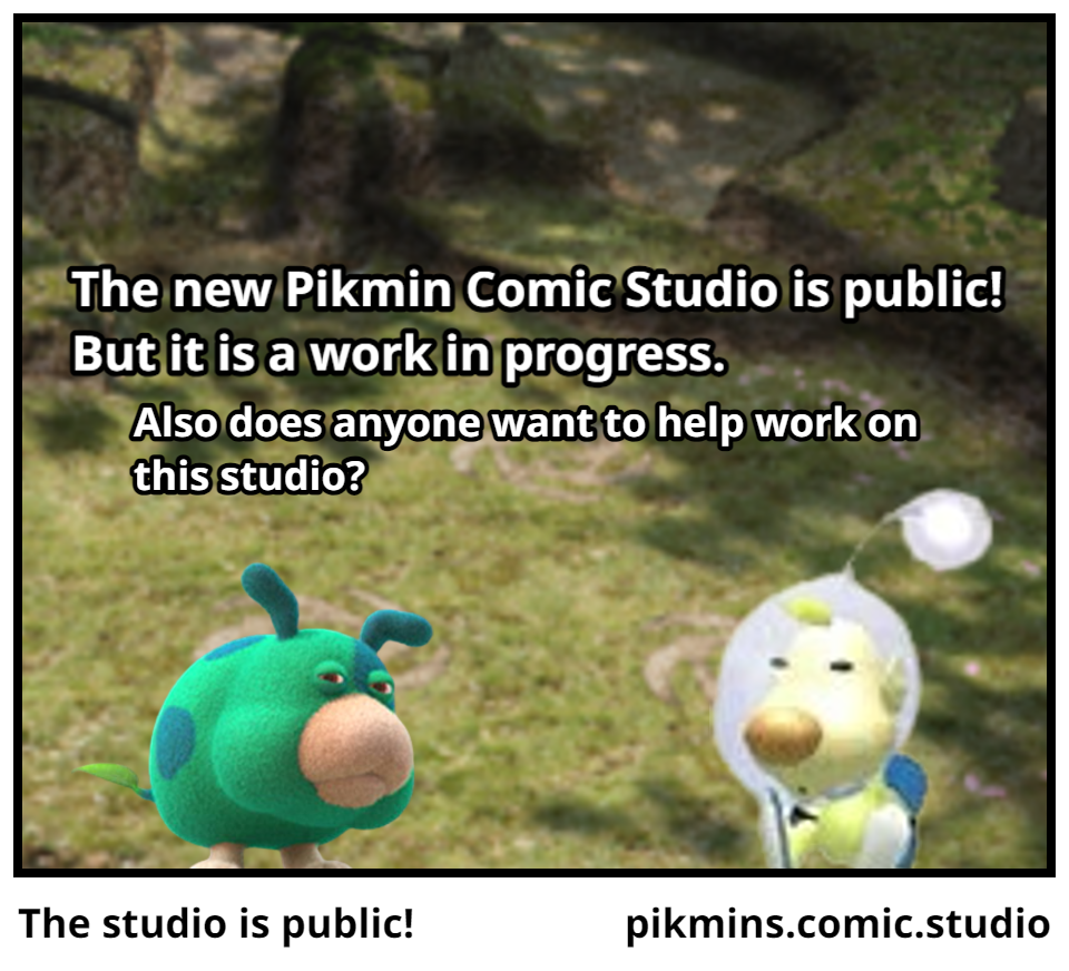 The studio is public!