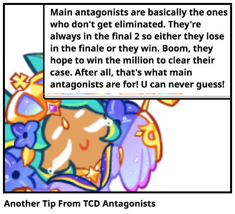 Another Tip From TCD Antagonists