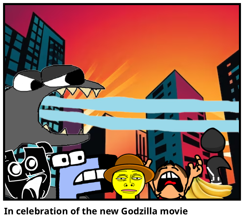 In celebration of the new Godzilla movie 