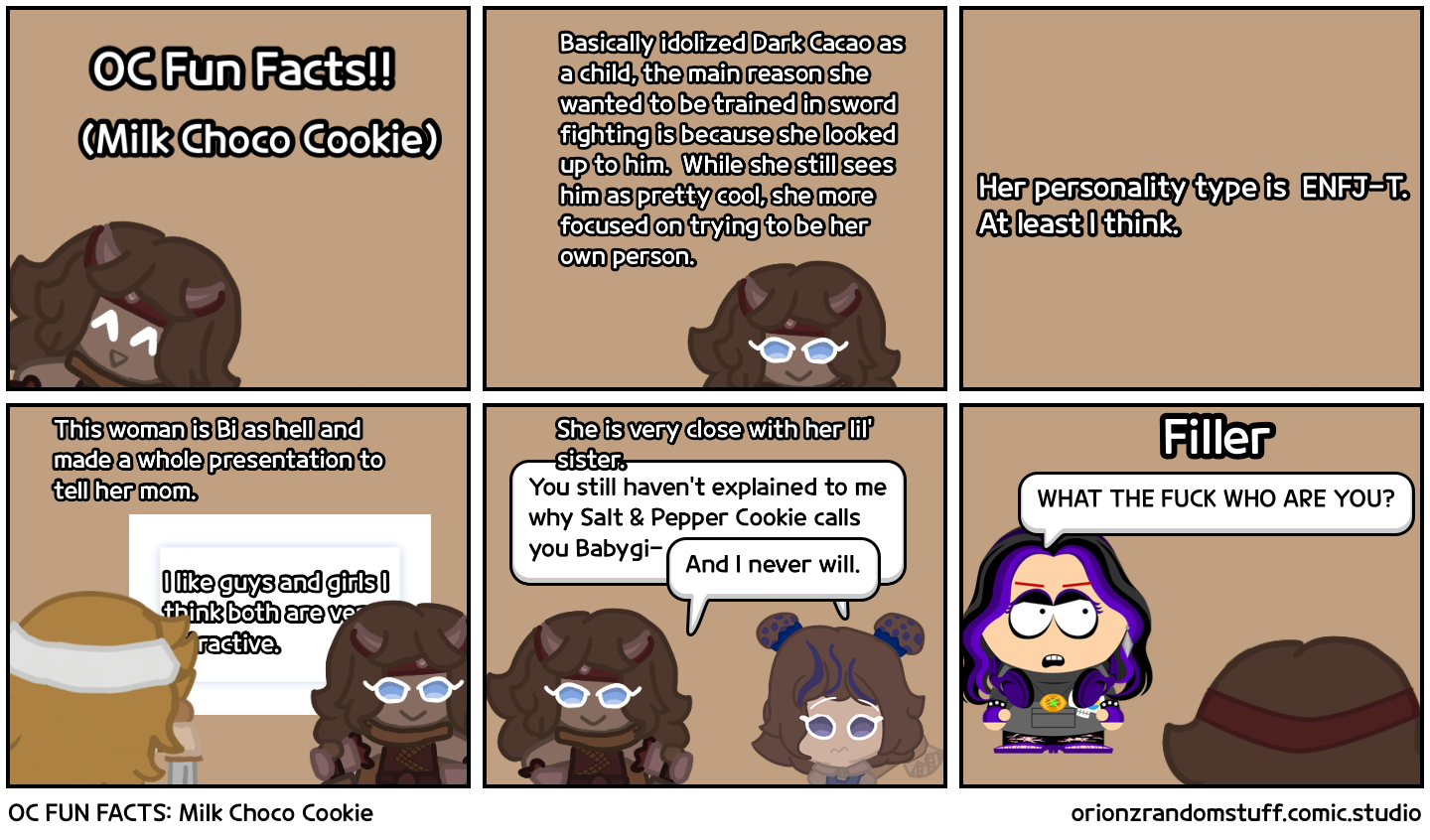 OC FUN FACTS: Milk Choco Cookie