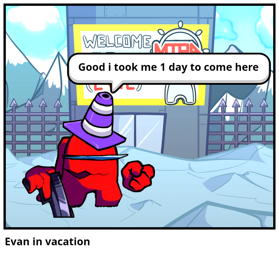 Evan in vacation