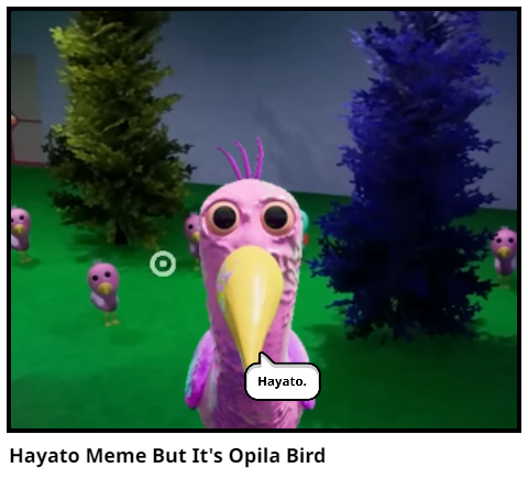 Hayato Meme But It's Opila Bird - Comic Studio