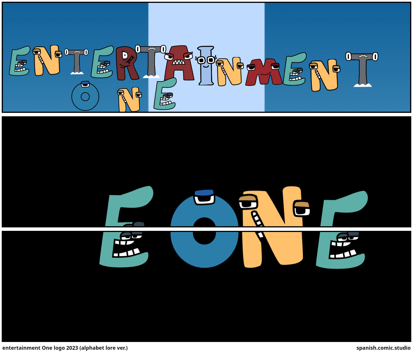 entertainment One logo 2023 (alphabet lore ver.)