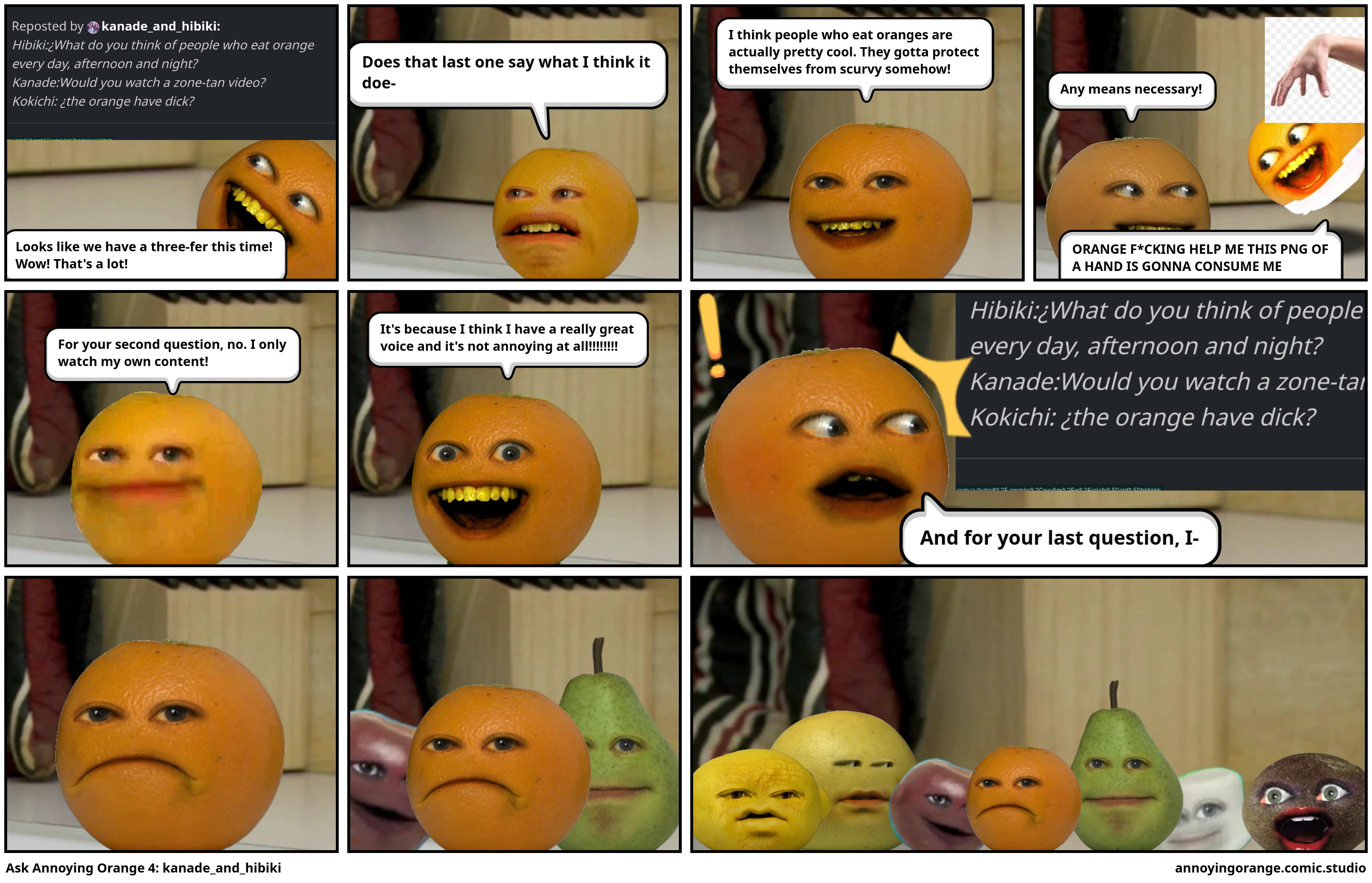 Ask Annoying Orange 4: kanade_and_hibiki