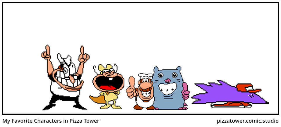 My favorite Pizza Tower character sprites - Comic Studio