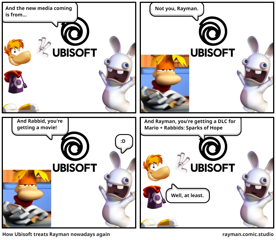 How Ubisoft treats Rayman nowadays again