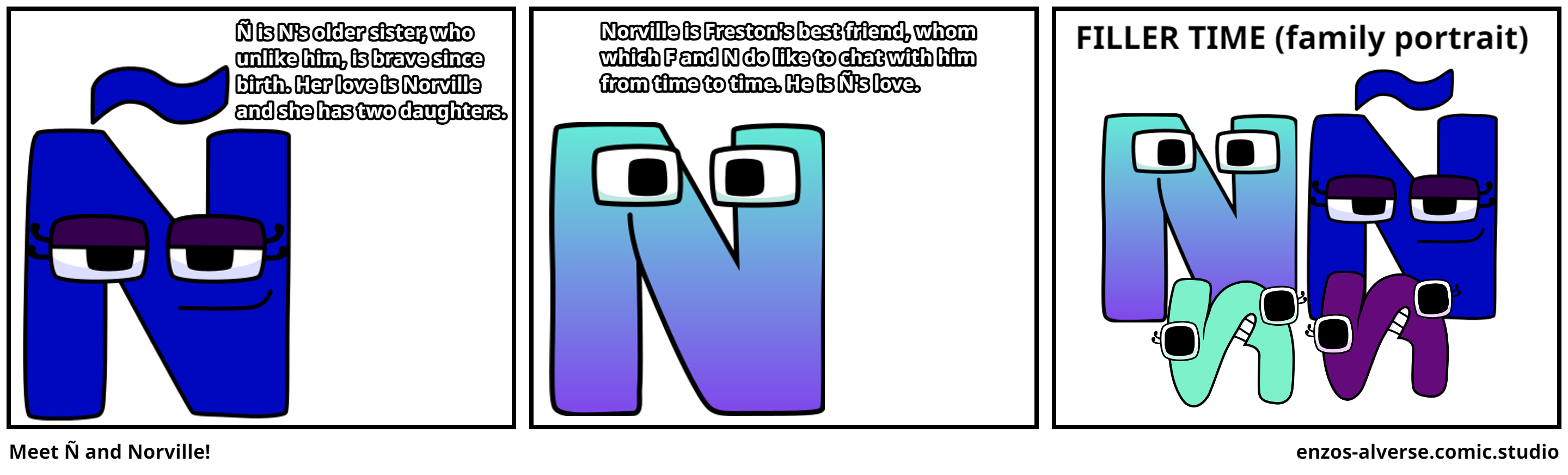 Meet Ñ and Norville!