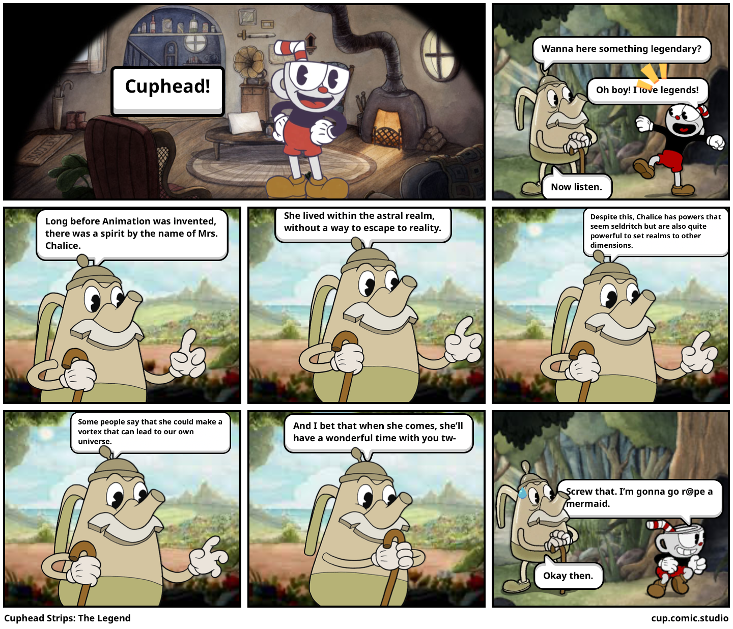 Cuphead Strips: The Legend