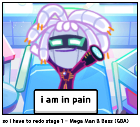 so I have to redo stage 1 - Mega Man & Bass (GBA)