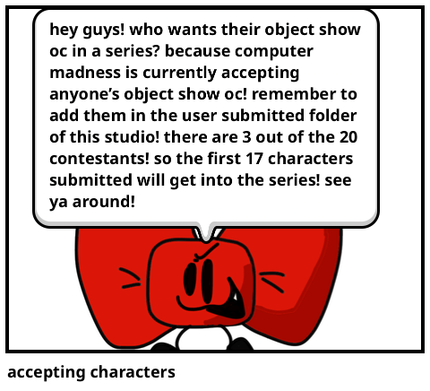 accepting characters