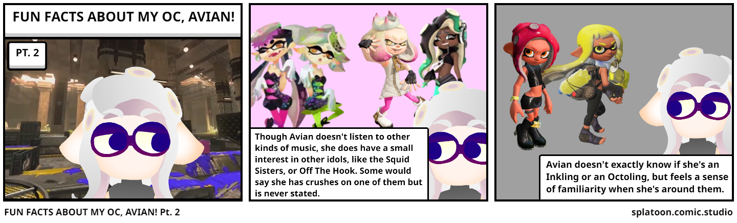 FUN FACTS ABOUT MY OC, AVIAN! Pt. 2