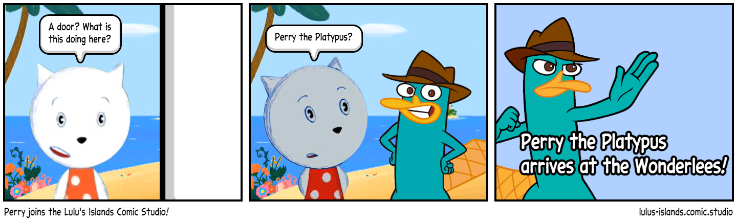 Perry joins the Lulu's Islands Comic Studio!