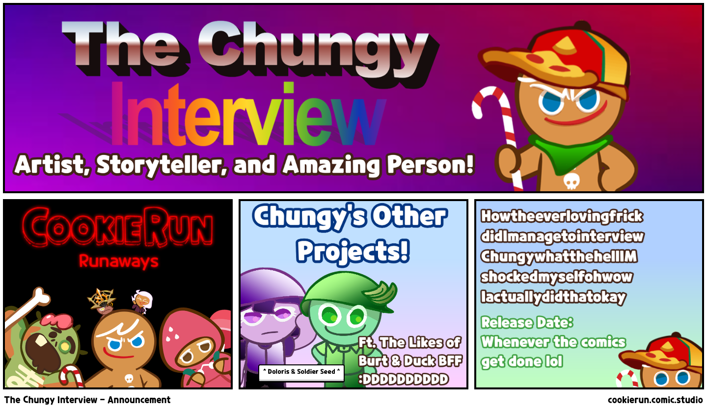 The Chungy Interview - Announcement