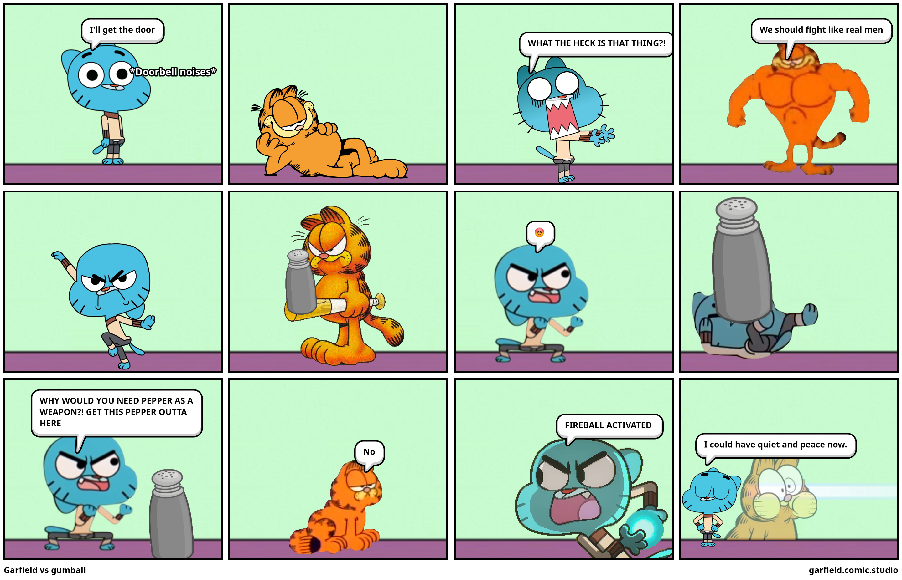 Garfield vs gumball