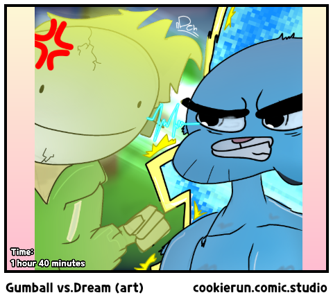 cw: slight comical gore] Drew this in light of the situation between gumballs  va and dream : r/gumball