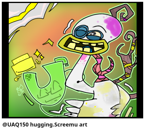 @UAQ150 hugging.Screemu art