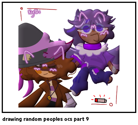drawing random peoples ocs part 9