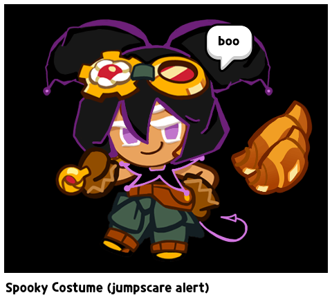 Spooky Costume (jumpscare alert)