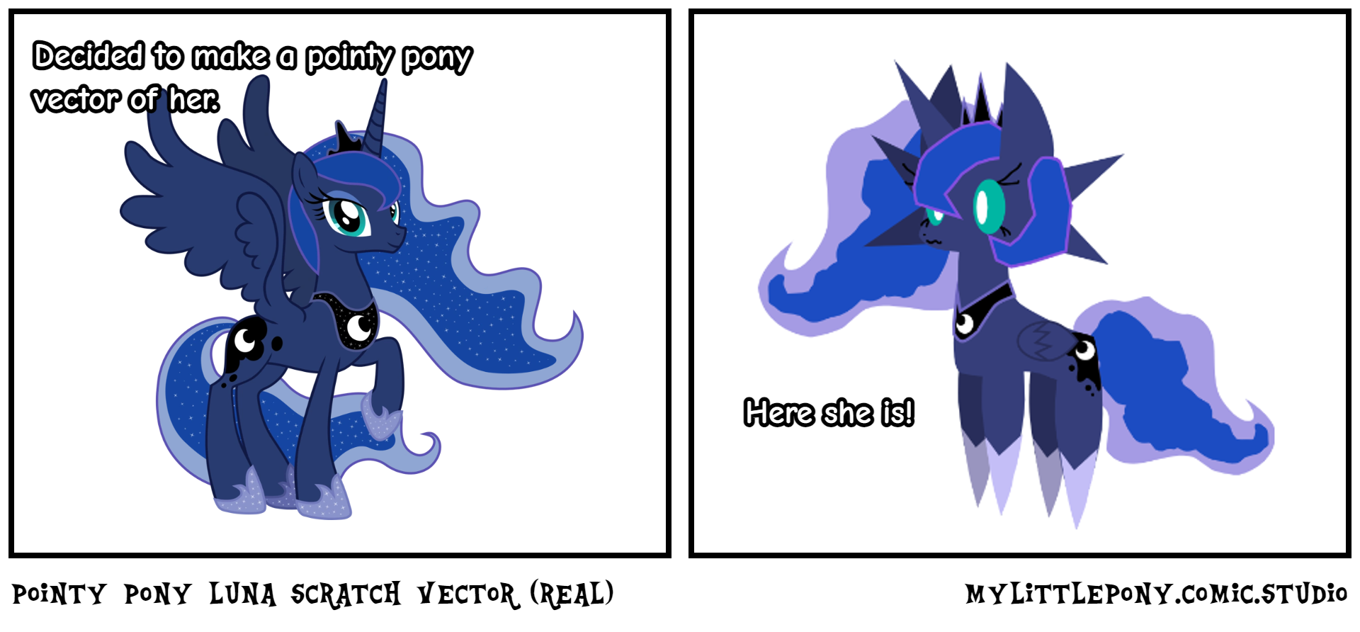 pointy pony luna scratch vector (real)