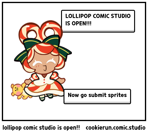 lollipop comic studio is open!! 