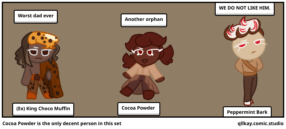 Cocoa Powder is the only decent person in this set