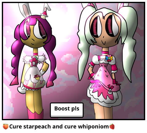 🍑Cure starpeach and cure whiponiom🍓