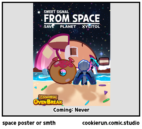 space poster or smth