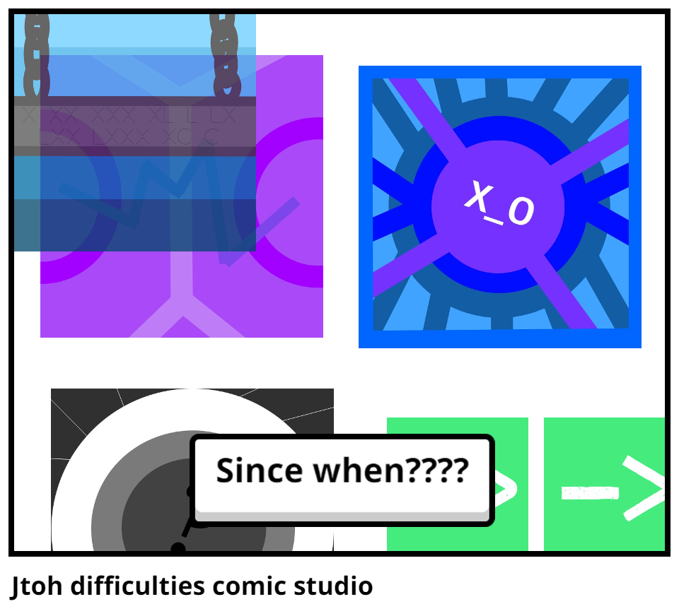 Jtoh difficulties comic studio 