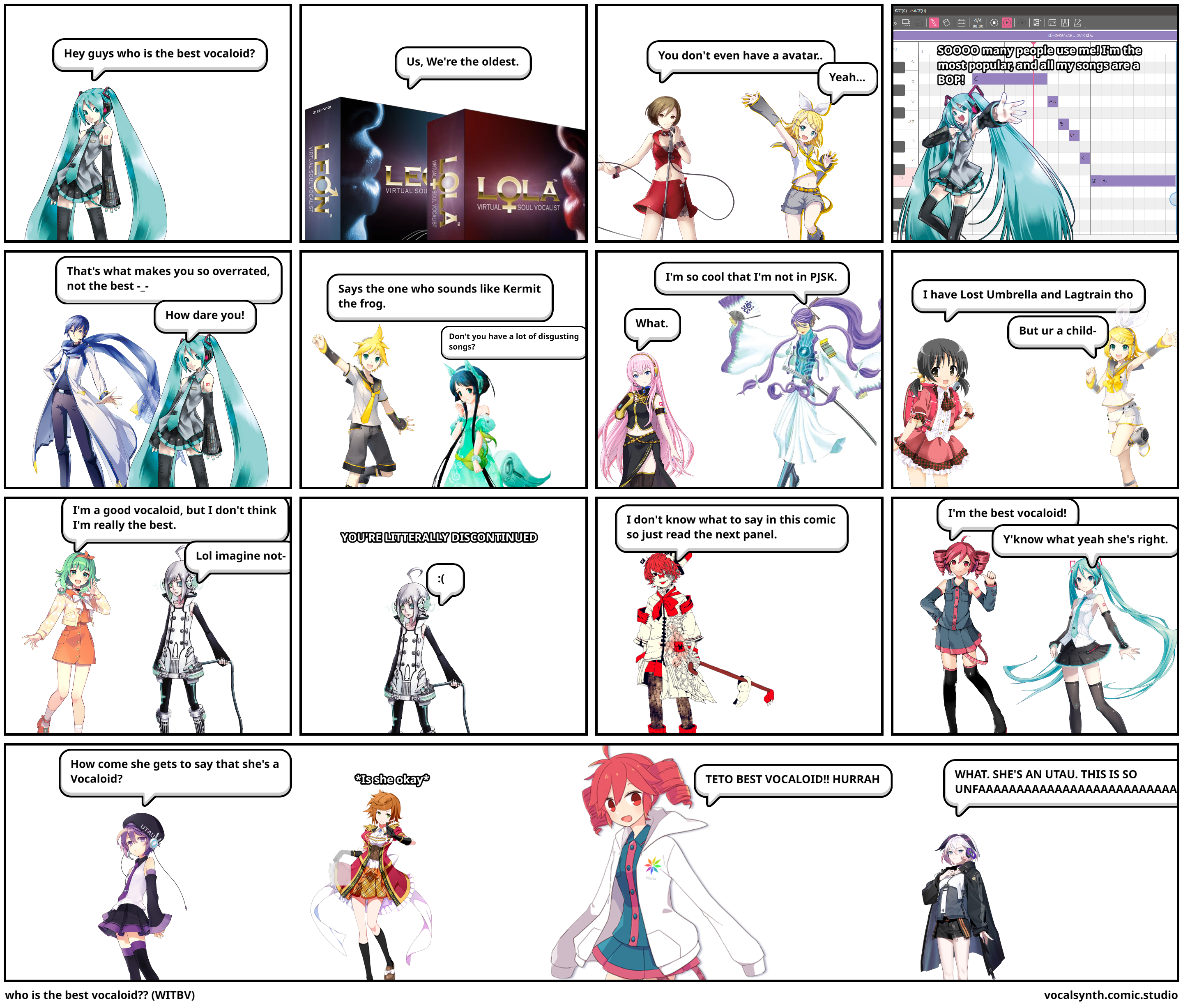who is the best vocaloid?? (WITBV)