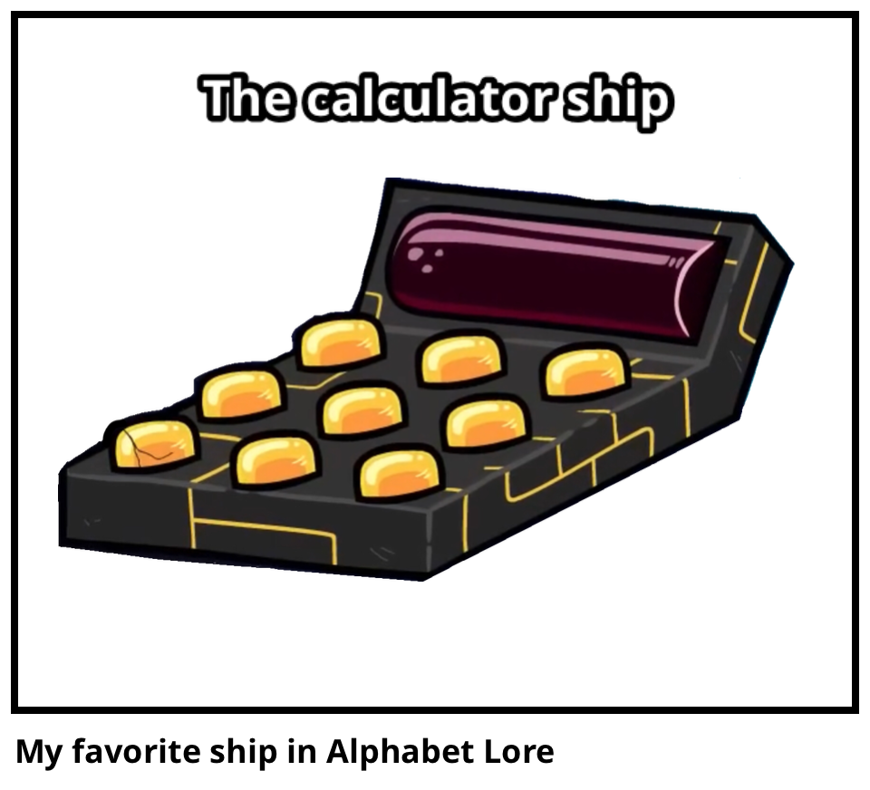 My favorite ship in Alphabet Lore