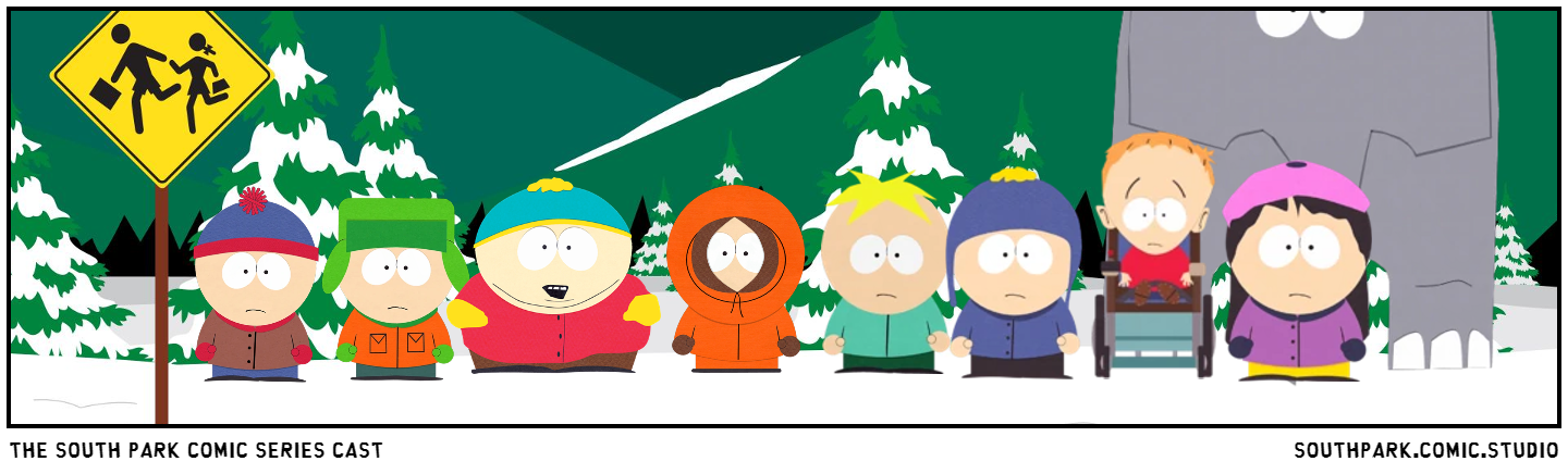 The South Park Comic Series Cast