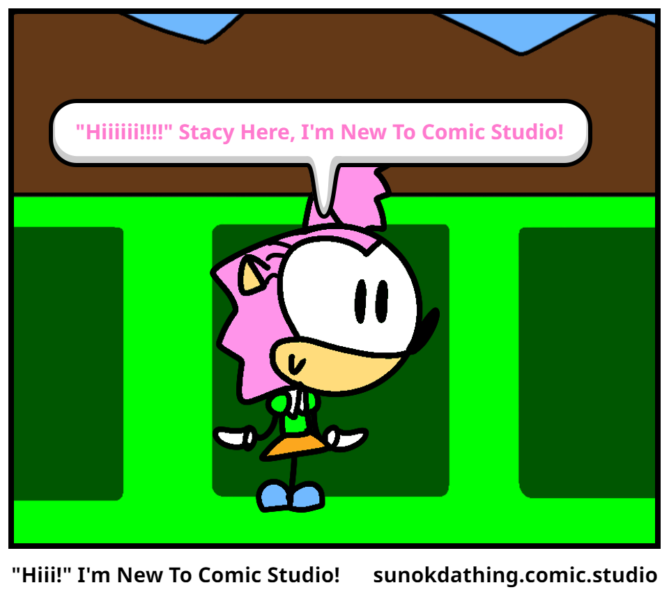 "Hiii!" I'm New To Comic Studio!