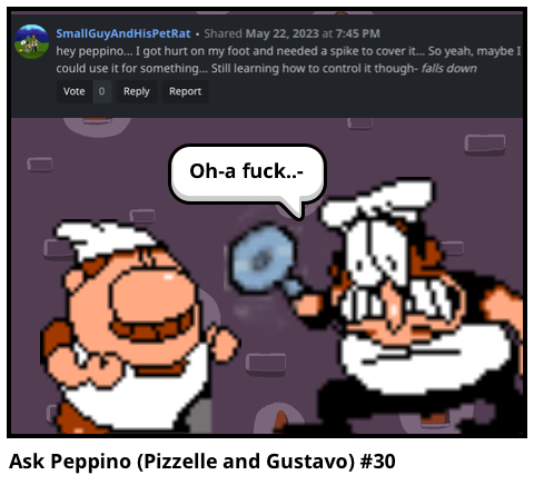 Ask Peppino (Pizzelle and Gustavo) #30